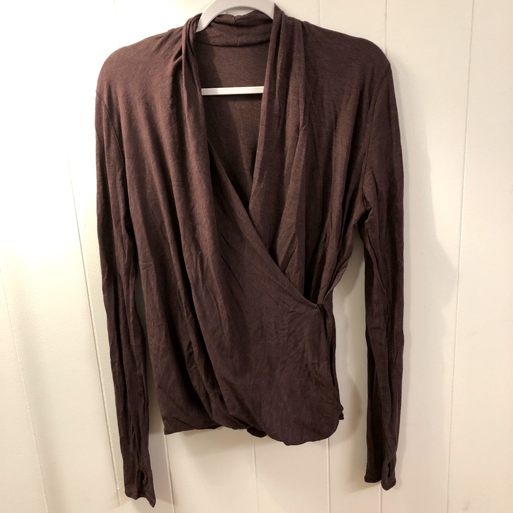lululemon athletica Brown Wrap Tunic